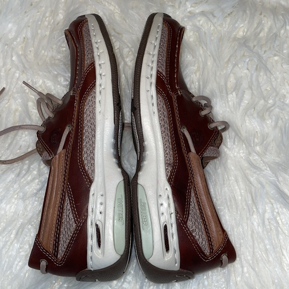 Dunham men’s brown shoes sz 8.5  genuine leather FALL vacation boat shoes - Picture 16 of 17